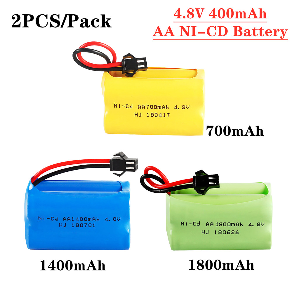 Rc Hobby Boat - 4.8v 700/1400/1800mah NiCd Battery Ni-Cd Battery
