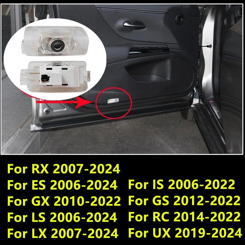 Rc Hobby France - 2Pcs LED Projector Lamp Car Door