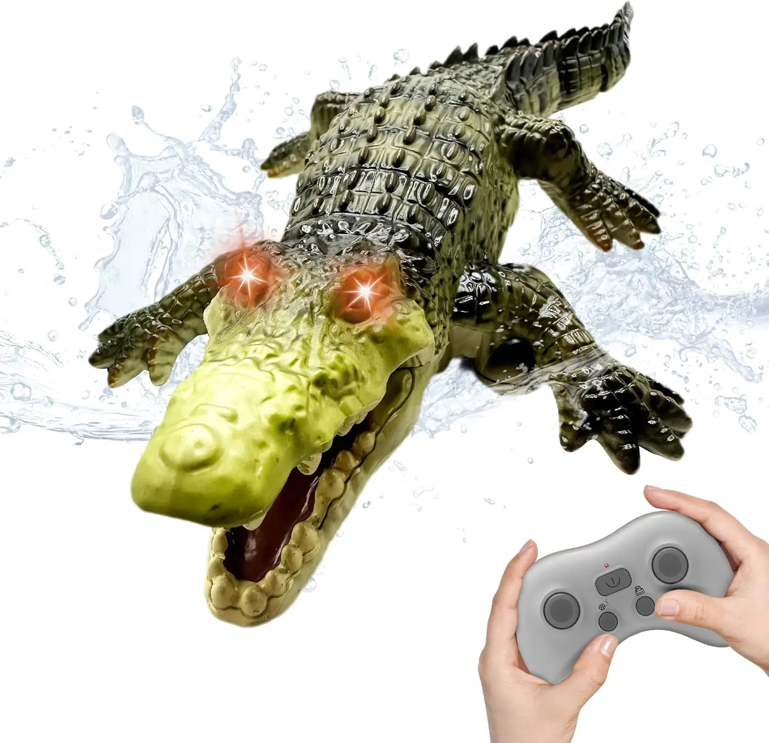 Rc Hobby Grade Boat - Remote Control Crocodile Water Toy, RC