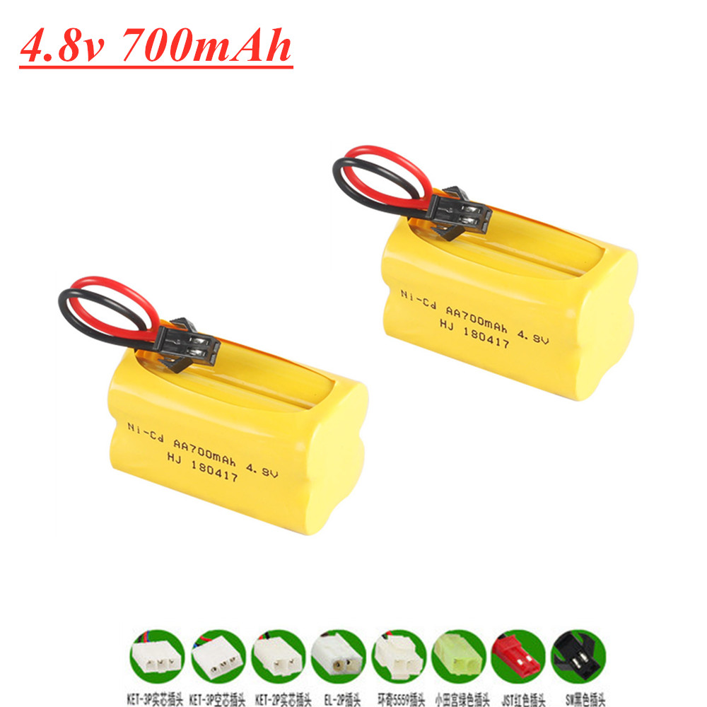 4.8v NiCd Battery 700mah 4.8V  - огляд і ціна Rc Hobby Boat
