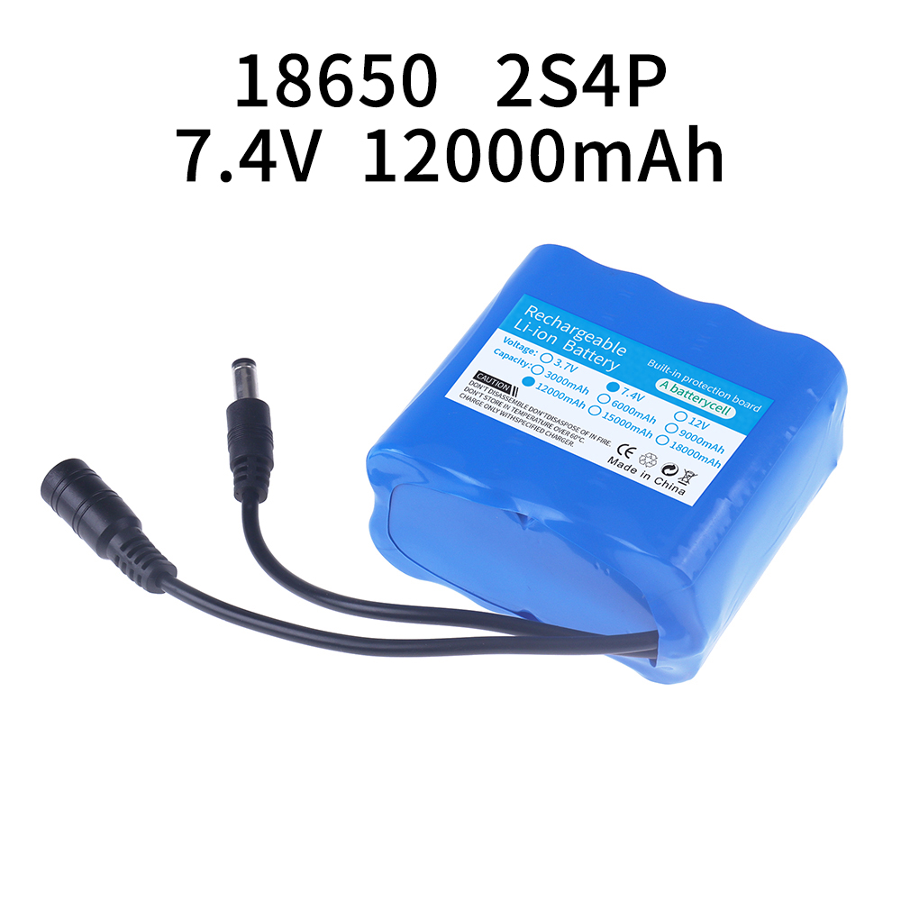 2S4P 18650 Lithium Battery 7.4 - огляд і ціна Rc Hobby Boat