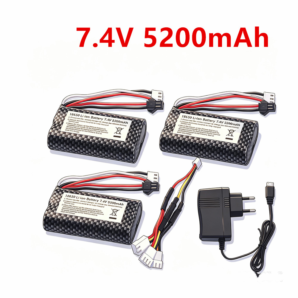 7.4V 5200mAh Li-ion Battery 18 - огляд і ціна Rc Hobby Boat