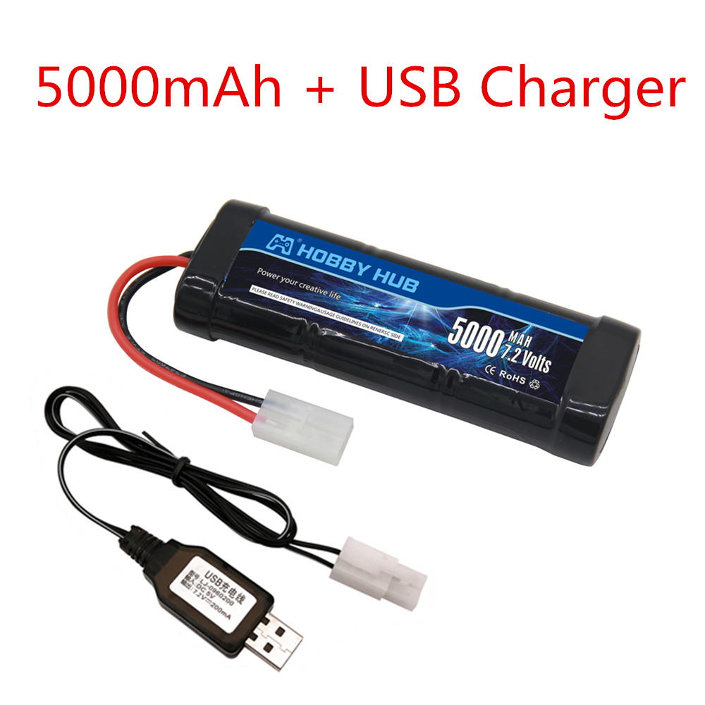 7.2V 5000mAh Ni-MH Battery Pac - огляд і ціна Rc Hobby Boat