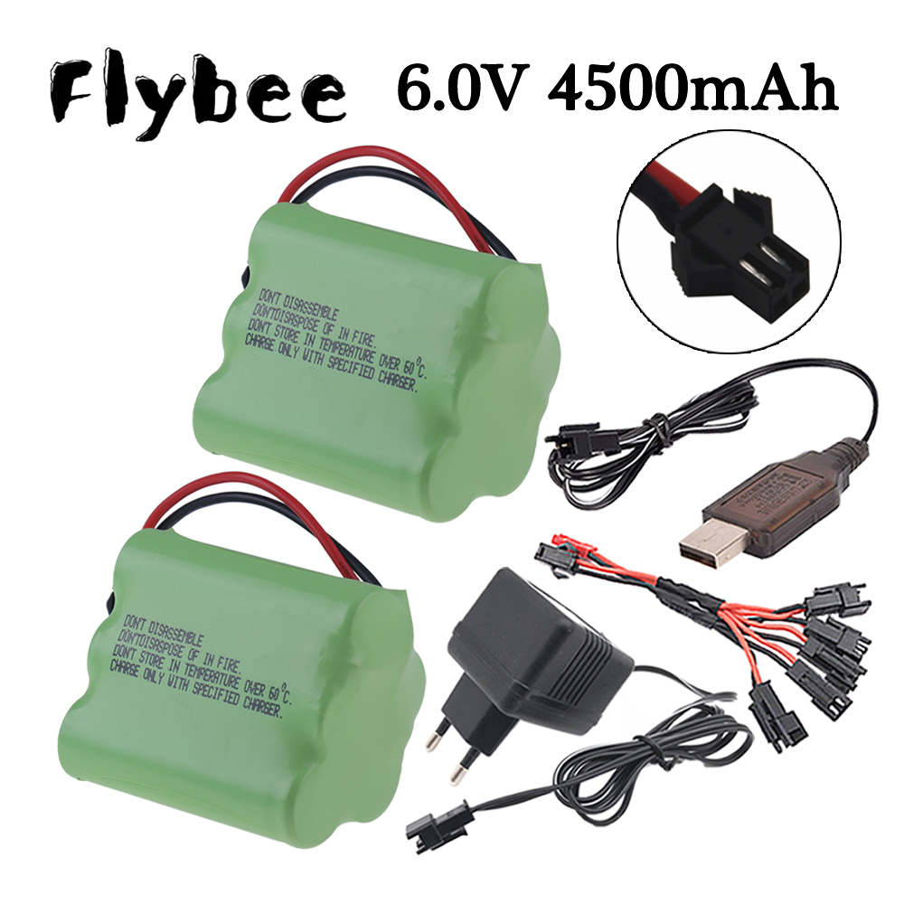 6v 4500mAh Ni-MH Battery SM Pl - огляд і ціна Rc Hobby Boat