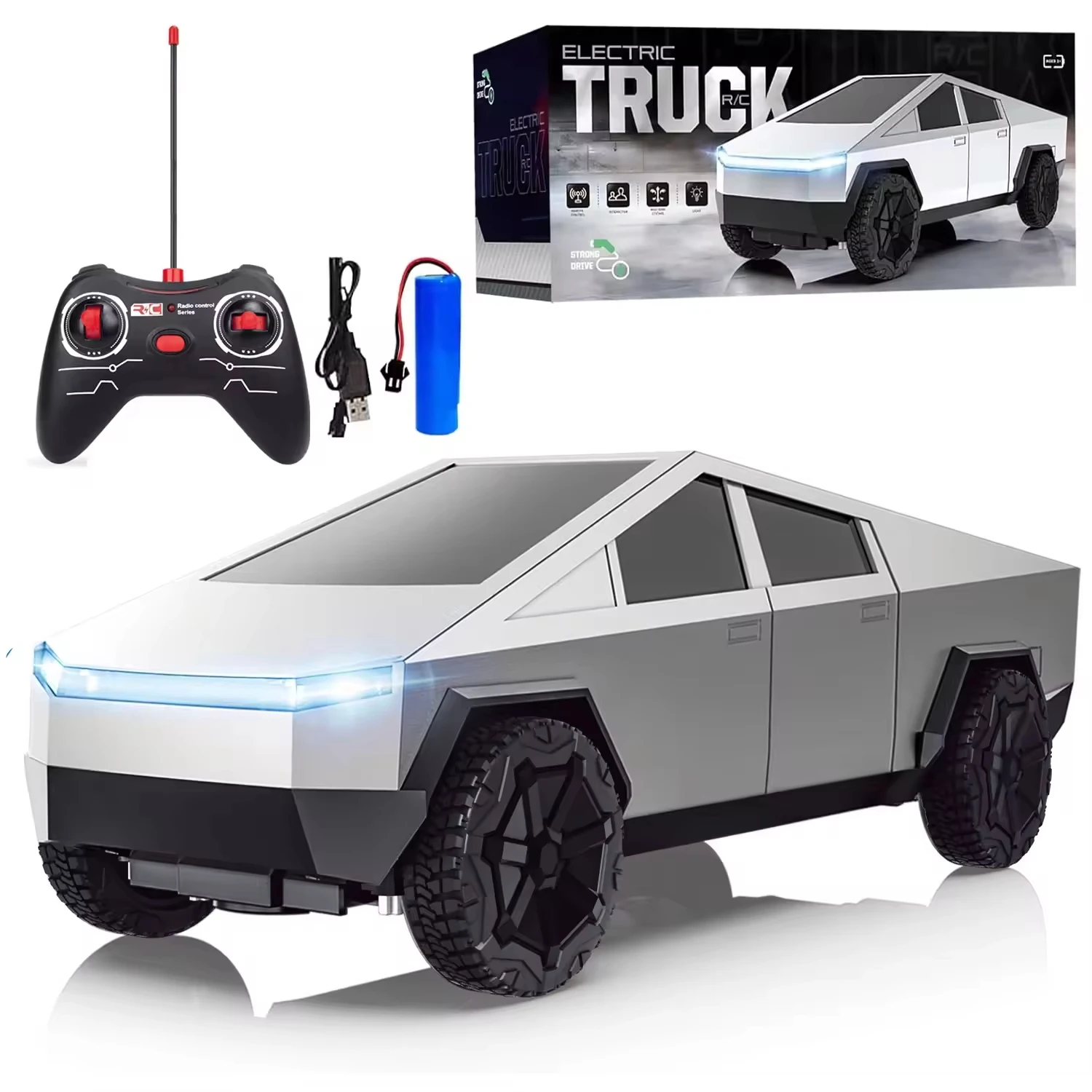 1:24 RC Cybertruck Pickup 4WD  - огляд і ціна Rc Hobby France