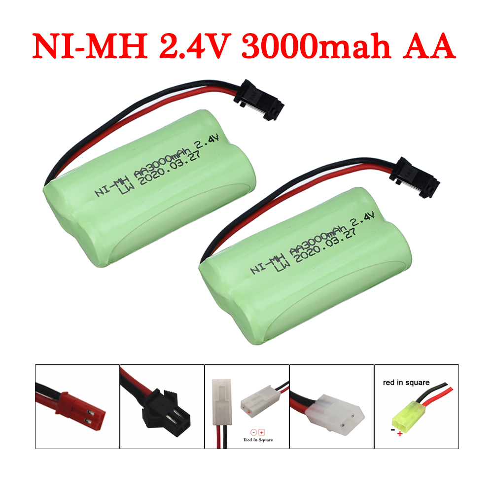 2.4V 3000mah NIMH AA Battery p - огляд і ціна Rc Hobby Boat
