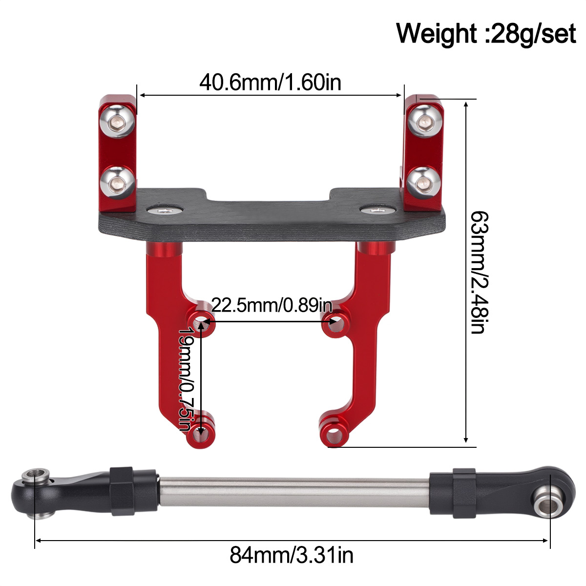 Aluminum Alloy Servo Mount Bas - огляд і ціна Rc Hobby Racing