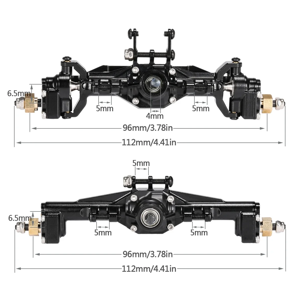 TRX4M Aluminum Front Rear Port - огляд і ціна Rc Hobby Racing