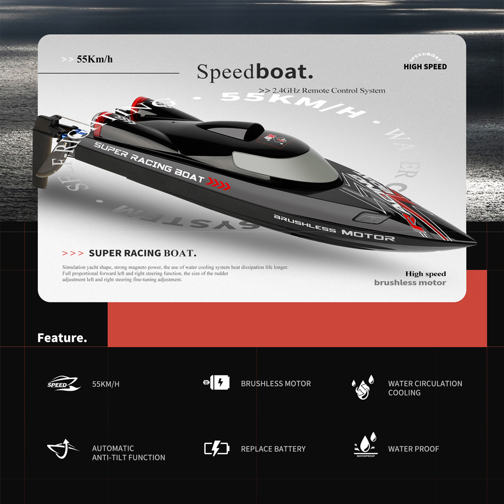 WLtoys WL916 WL912-A RC Boat 2 - огляд і ціна Rc Hobby Grade Boat