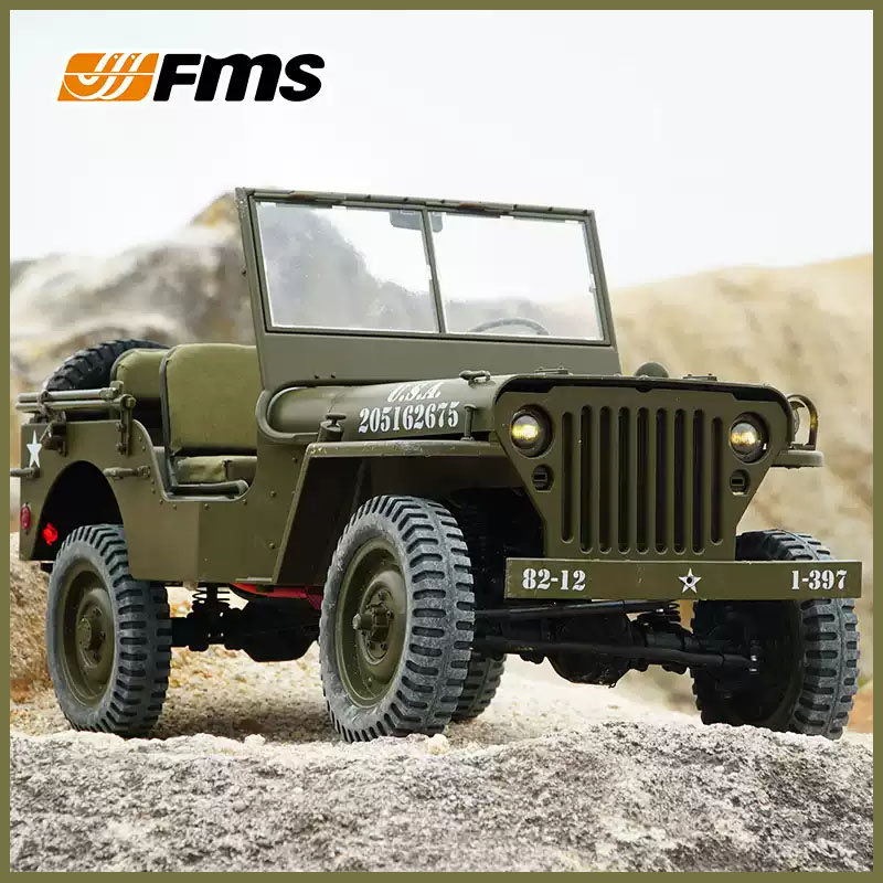 FMS 1/6 Climber 1941 Willys MB - огляд і ціна Rc Hobby Racing