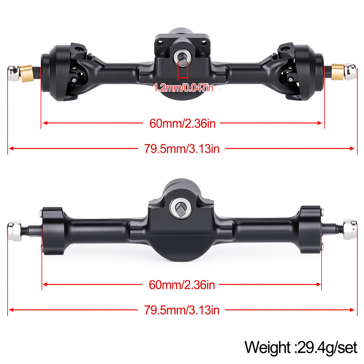 Aluminum Alloy Complete Front  - огляд і ціна Rc Hobby Racing