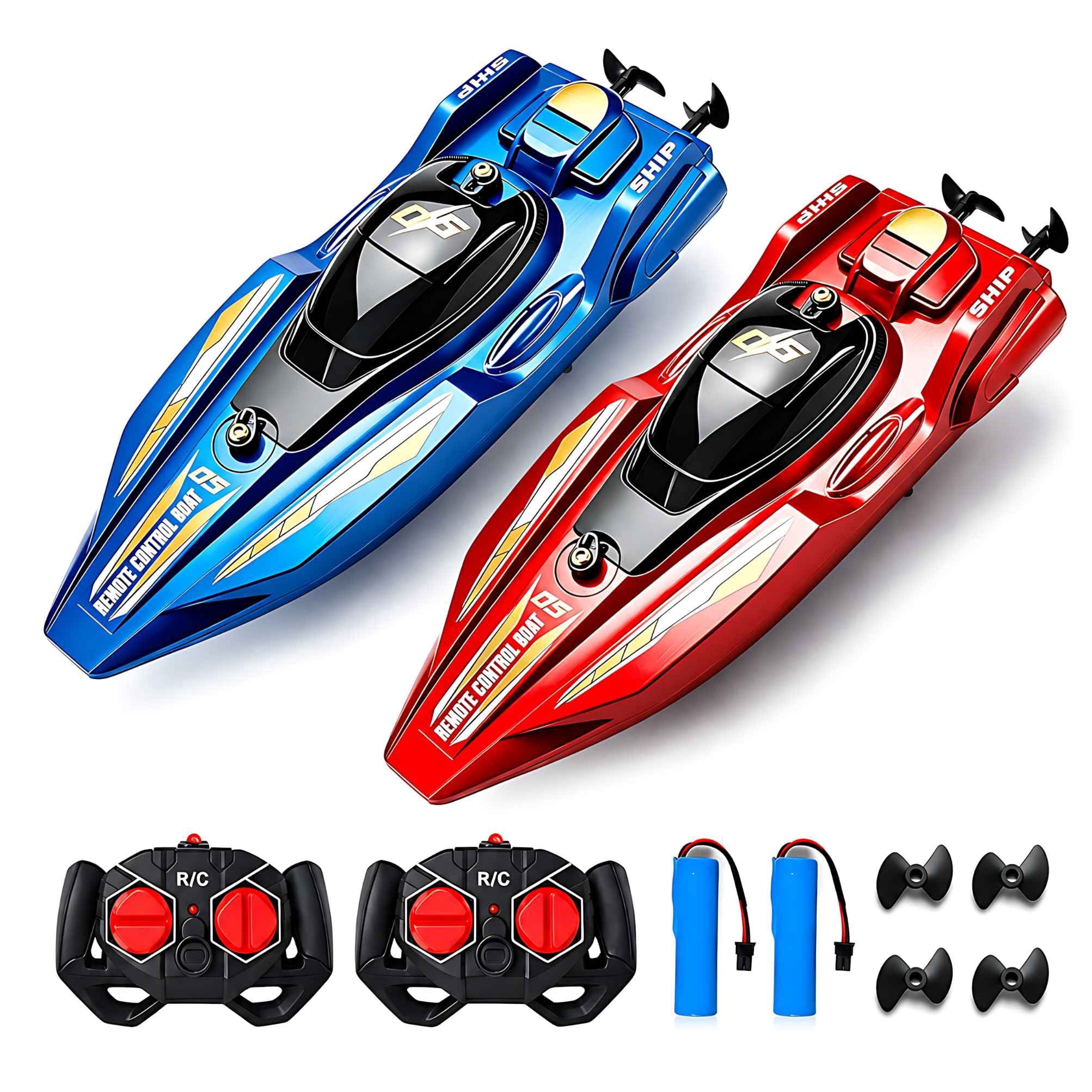 2Pcs RC Speed Boat Set Remote  - огляд і ціна Rc Hobby Grade Boat